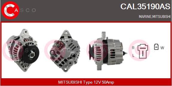 Casco CAL35190AS - Alternator www.autospares.lv