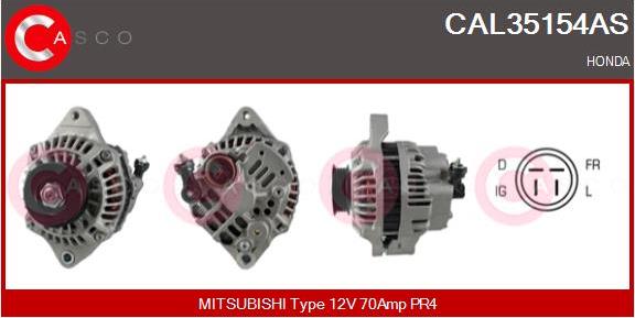 Casco CAL35154AS - Alternator www.autospares.lv