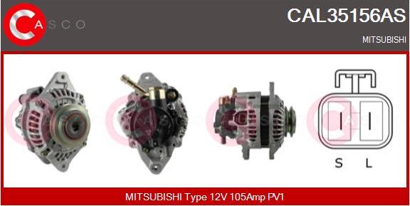 Casco CAL35156AS - Alternator www.autospares.lv