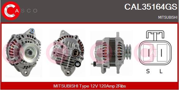 Casco CAL35164GS - Ģenerators www.autospares.lv