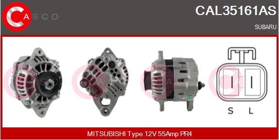 Casco CAL35161AS - Alternator www.autospares.lv