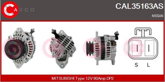 Casco CAL35163AS - Alternator www.autospares.lv