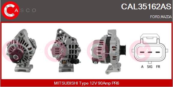 Casco CAL35162AS - Alternator www.autospares.lv