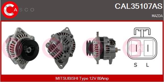 Casco CAL35107AS - Alternator www.autospares.lv