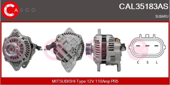 Casco CAL35183AS - Ģenerators autospares.lv