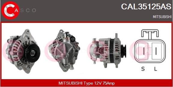 Casco CAL35125AS - Ģenerators autospares.lv