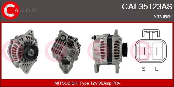 Casco CAL35123AS - Alternator www.autospares.lv