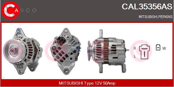 Casco CAL35356AS - Alternator www.autospares.lv