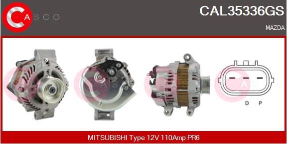 Casco CAL35336GS - Alternator www.autospares.lv