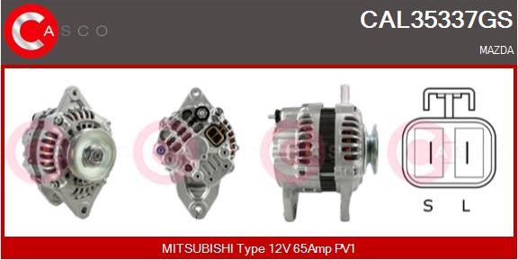 Casco CAL35337GS - Alternator www.autospares.lv