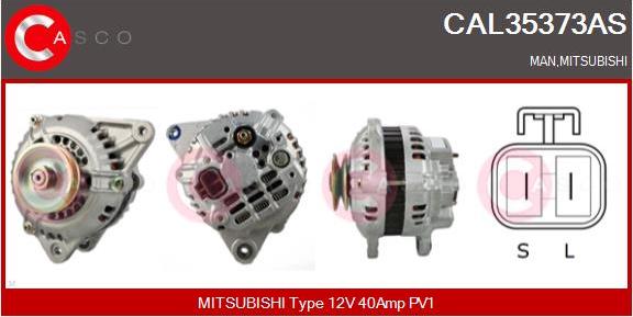 Casco CAL35373AS - Alternator www.autospares.lv