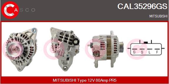 Casco CAL35296GS - Alternator www.autospares.lv