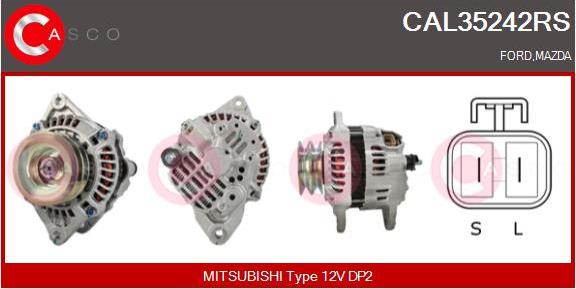 Casco CAL35242RS - Alternator www.autospares.lv