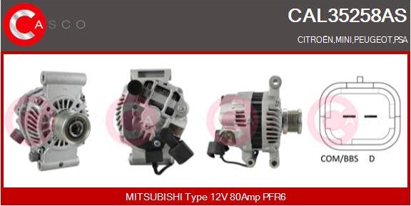 Casco CAL35258AS - Ģenerators autospares.lv