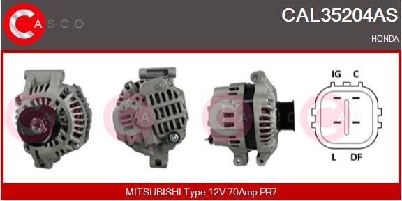 Casco CAL35204AS - Alternator www.autospares.lv