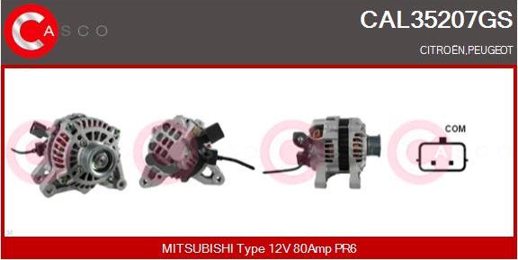 Casco CAL35207GS - Alternator www.autospares.lv