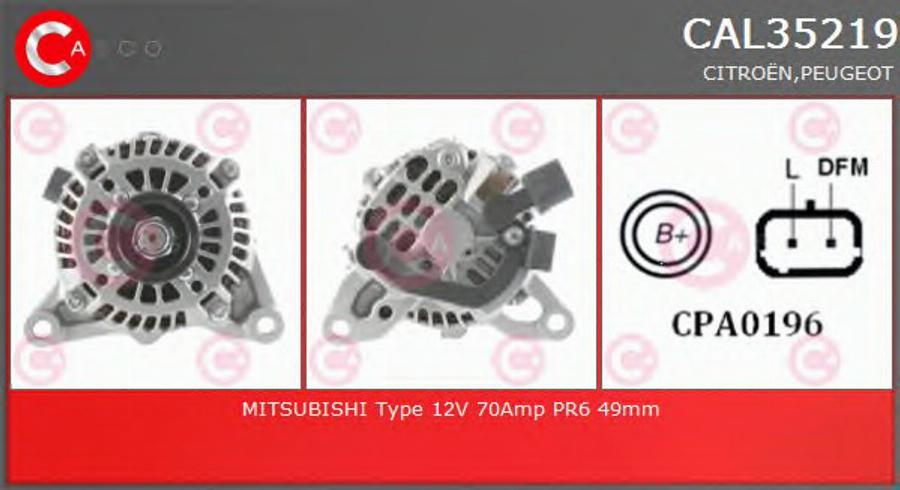 Casco CAL35219 - Ģenerators autospares.lv