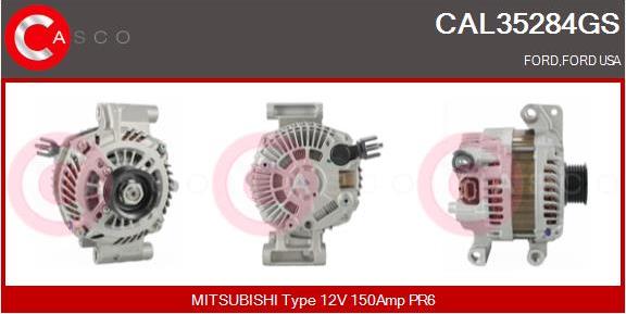 Casco CAL35284GS - Alternator www.autospares.lv