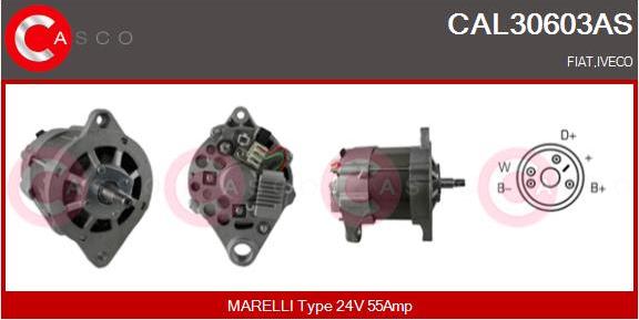 Casco CAL30603AS - Alternator www.autospares.lv