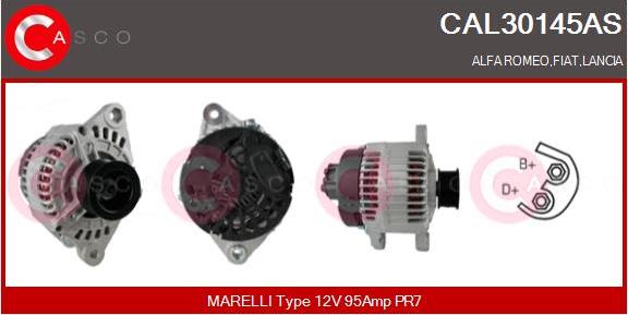 Casco CAL30145AS - Ģenerators www.autospares.lv