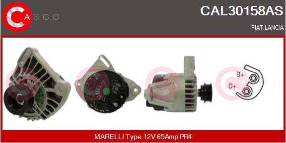 Casco CAL30158AS - Alternator www.autospares.lv