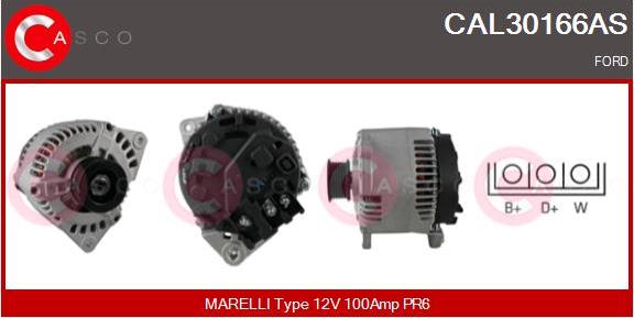 Casco CAL30166AS - Ģenerators autospares.lv