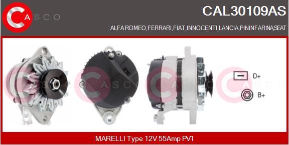 Casco CAL30109AS - Ģenerators autospares.lv