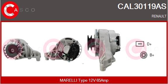 Casco CAL30119AS - Ģenerators autospares.lv