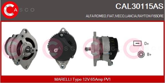 Casco CAL30115AS - Ģenerators autospares.lv