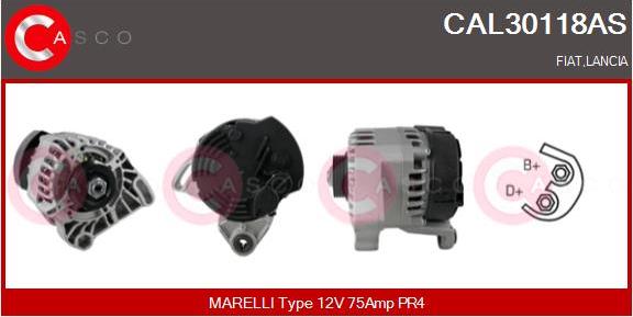 Casco CAL30118AS - Ģenerators www.autospares.lv