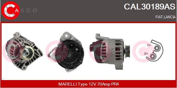 Casco CAL30189AS - Alternator www.autospares.lv