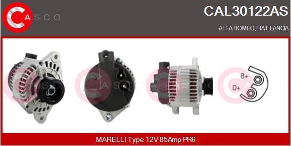 Casco CAL30122AS - Alternator www.autospares.lv