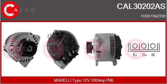 Casco CAL30202AS - Ģenerators autospares.lv