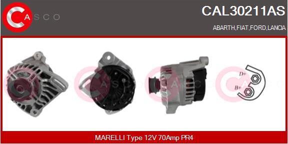 Casco CAL30211AS - Alternator www.autospares.lv