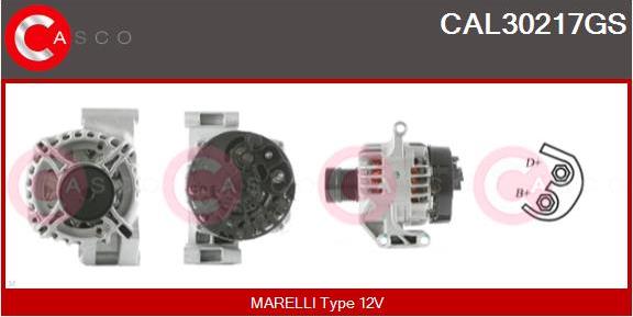 Casco CAL30217GS - Alternator www.autospares.lv