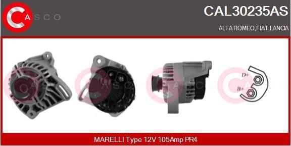 Casco CAL30235AS - Ģenerators autospares.lv