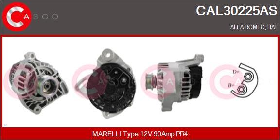 Casco CAL30225AS - Alternator www.autospares.lv