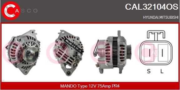 Casco CAL32104OS - Alternator www.autospares.lv