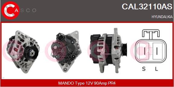 Casco CAL32110AS - Alternator www.autospares.lv