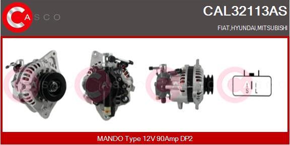 Casco CAL32113AS - Alternator www.autospares.lv