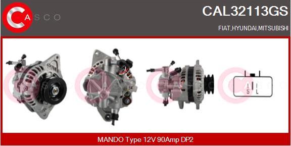 Casco CAL32113GS - Alternator www.autospares.lv