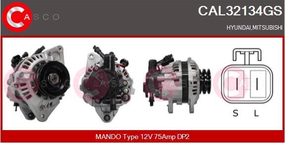 Casco CAL32134GS - Alternator www.autospares.lv