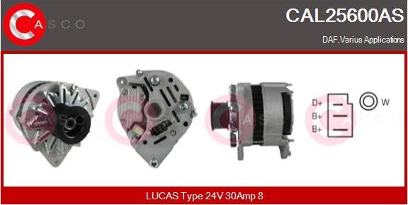 Casco CAL25600AS - Ģenerators autospares.lv