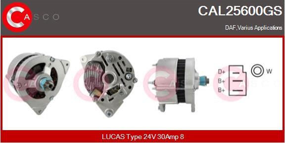 Casco CAL25600GS - Ģenerators autospares.lv