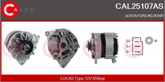 Casco CAL25107AS - Ģenerators autospares.lv