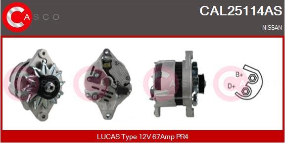 Casco CAL25114AS - Ģenerators autospares.lv