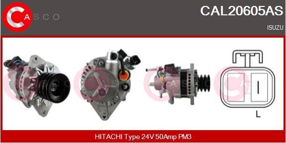 Casco CAL20605AS - Ģenerators autospares.lv