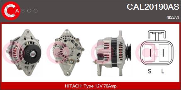 Casco CAL20190AS - Alternator www.autospares.lv