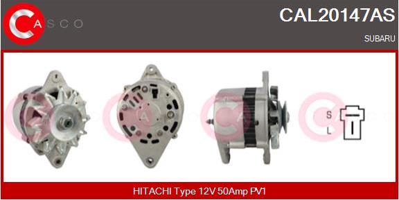 Casco CAL20147AS - Alternator www.autospares.lv