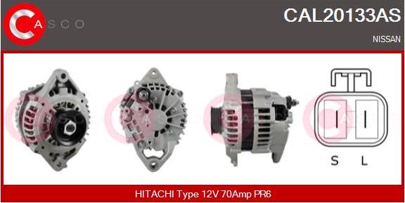 Casco CAL20133AS - Alternator www.autospares.lv